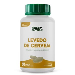 LEVEDURA DE CERVEJA 30 CÁPSULAS SIDNEY OLIVEIRA