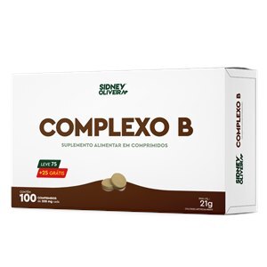 COMPLEXO B  LEVE 75 COMPRIMIDOS  + 25 GRÁTIS  SIDNEY OLIVEIRA  