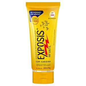 Repelente Em Gel Exposis Infantil Com Icaridina 100ml