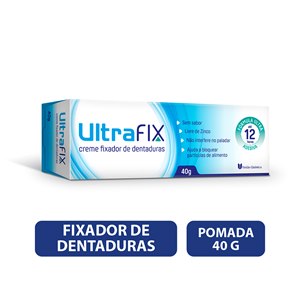 Fixador Ultrafix Sem Sabor Creme 40G