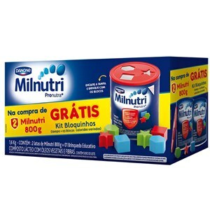 Leite Milnutri Pro Futura 800G 2 Latas + Brinde 