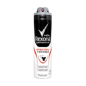 Desodorante Aerosol Rexona Masculino Antibacterial Invisible 150Ml