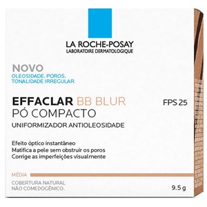 Effaclar La Roche-Posay Bb Blur Fps25 Pó Compacto Média 9,5G 