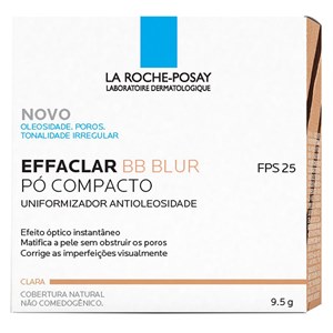 Effaclar La Roche-Posay Bb Blur Fps25 Pó Compacto Clara 9,5G