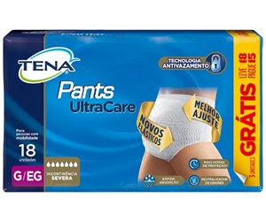 Roupa Íntima Tena Pants Ultra Tamanho G/Eg Leve 18 Pague 15