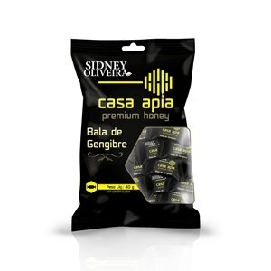 Bala De Gengibre Casa Apia 40G Sidney Oliveira