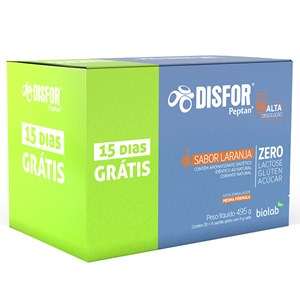 Disfor Peptan Sabor Laranja 30 Sachês + 15 Sachês Grátis