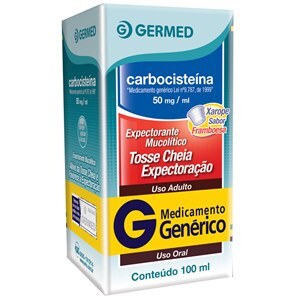 Carbocisteína Xarope Adulto 100Ml - Germed - Genérico 