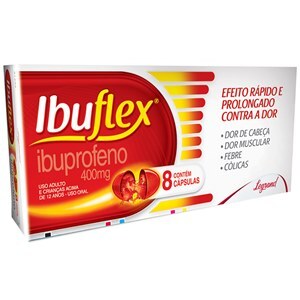 Ibuprofeno - Ibuflex 400Mg 8 Cápsulas