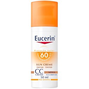 Protetor Solar Eucerin Sun Cc Cream Médio Fps60 50Ml