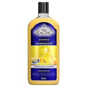 Tio Nacho Shampoo ENGROSSADOR, VOLUME Capilar, aumenta a expessura do fio, 415ml