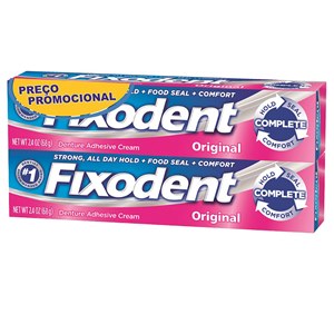 Fixador Fixodent Original 68G Preço Promocional 2 Unidades