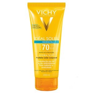 Protetor Solar Vichy Idéal Soleil Hydra Soft Fps70 Loção 200Ml