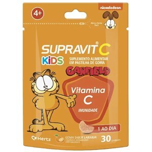 Supravit C Kids Sabor Laranja 30 Unidades