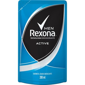 Sabonete Líquido Rexona Men Active Refil 200Ml