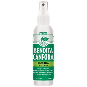 Bendita Cânfora Spray Bravir Líquida Multiuso 100Ml
