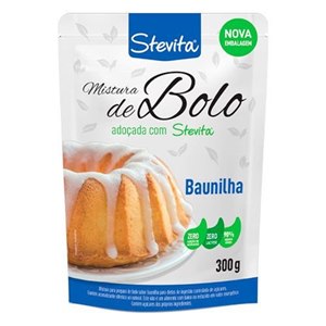 Mistura Para Bolo Stevita Sabor Baunilha 300G 