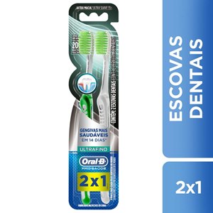 Escova Dental Oral B Pro-Saúde Ultrafino Leve 2 Pague 1