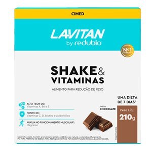 Redubío Shake Slim Sabor Chocolate Lavitan 210G 