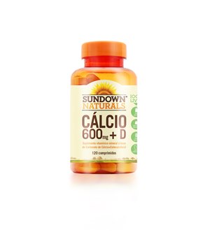 Calcium 600Mg + Vitamina D3 Sundown 120 Comprimidos 