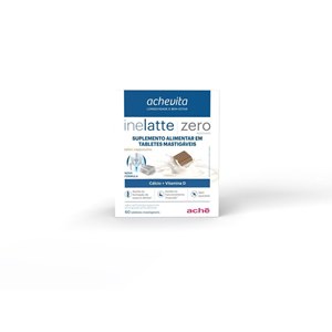 Inelatte Zero Açúcar 60 Tabletes Mastigáveis Sabor Cappuccino 