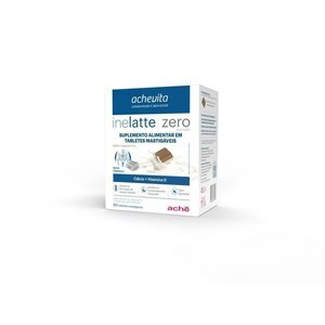 Inelatte Sabor Cappuccino 60 Tabletes Mastigáveis - Zero Açúcar