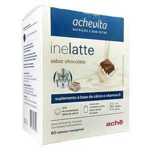 Inelatte 60 Tabletes Mastigáveis Sabor Chocolate