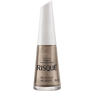 Esmalte Risqué Metálico Não Ofusca Meu Bronze 8Ml
