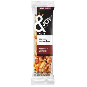 Barra Nuts &Joy Sabor Nozes + Canela 30G