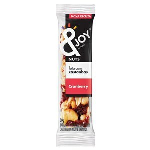 Barra Nuts &Joy Sabor Cranberry 30G