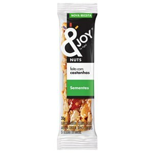 Barra Nuts &Joy Sabor Sementes 30G