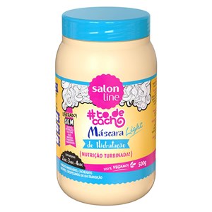 Máscara De Tratamento Salon Line Maionese Capilar Light #Todecacho Uma Nutrição Turbinada 500G