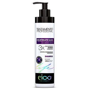 Shampoo Recontrução Eico Efeito Salão 280Ml