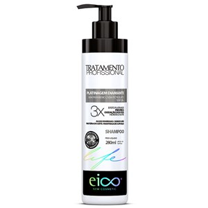 Shampoo Eico Life Platinagem Diamante 280Ml