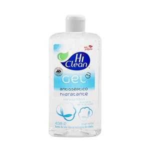 Álcool Gel Antisséptico Hi Clean Extrato De Algodão 438G