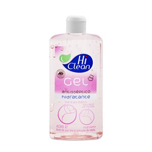 Álcool Em Gel  Antisséptico Hi Clean Extrato De Rosas 438G