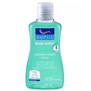 Sabonete Líquido Facial Derme Control Nupill 60Ml