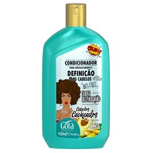 CONDICIONADOR GOTA DOURADA ANTI VOLUME PARA CABELOS CACHEADOS 430ML