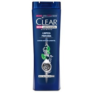 Shampoo Clear Men Limpeza Profunda 400Ml