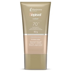 Protetor Solar Episol Color Loção Fps70 Pele Extra Clara 40G