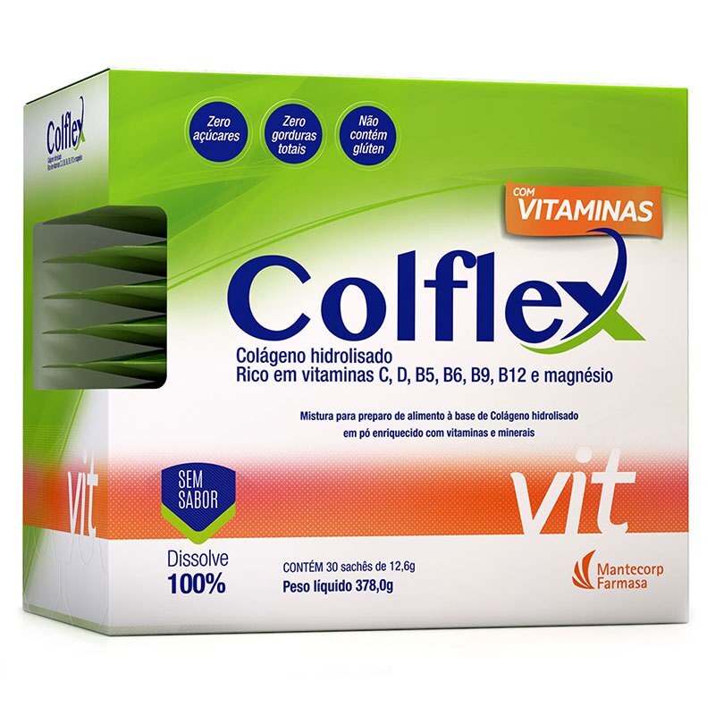 COLÁGENO HIDROLISADO - COLFLEX VIT 30 SACHÊS - Ultrafarma