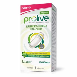 Probiótico Prolive 6 Cápsulas