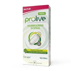 Probiótico Prolive 6 Cápsulas