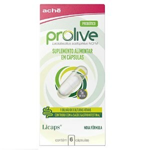 Probiótico Prolive 6 Cápsulas