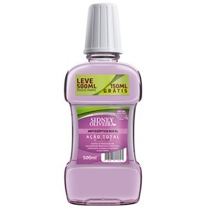 Antisséptico Bucal Ação Total Leve 500Ml Pague 350Ml Sidney Oliveira