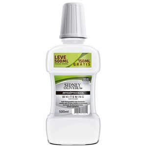 Antisséptico Bucal Whitening Leve 500Ml Pague 350Ml Sidney Oliveira