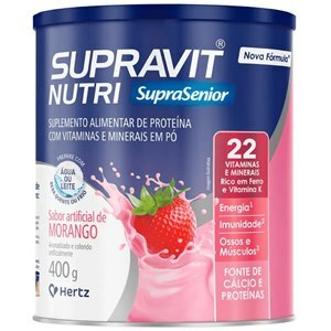 Suplemento Alimentar Suprasenior Sabor Morango 400g