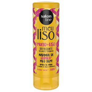 Defrizante Protetor Térmico Salon Line Meu Liso Muito + Liso 200Ml