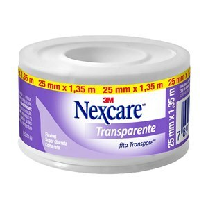 FITA NEXCARE TRANSPARENTE TRANSPORE 25MM X 1,35M