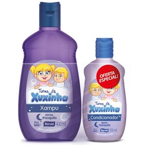 Kit Shampoo Infantil Baruel Xuxinha Sono Tranquilo 400Ml + Condicionador Xuxinha Sono Tranquilo 210Ml